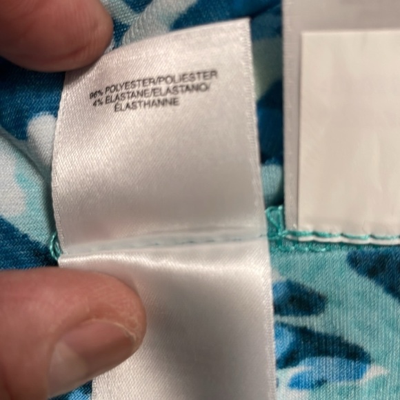 KASPER Lightweight Stretch Animal Print Tank Top Size M - Picture 9 of 9